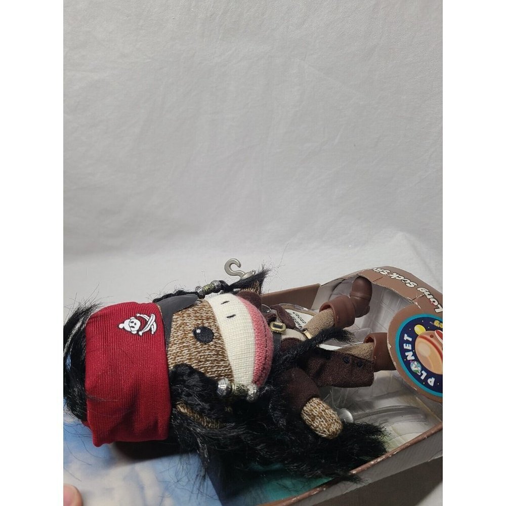 Planet Sock Monkey Long Sock Silver- NEW In Box- RARE - Picture 7 of 8